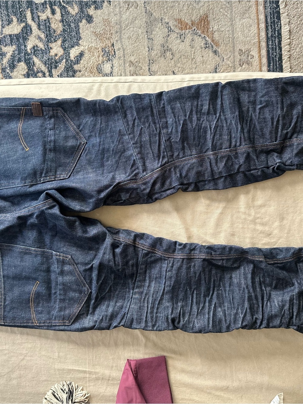 G-Star RAW — Men's Dark Blue Denim Jeans - Classic Baggy Fit